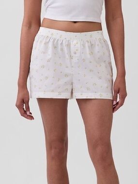 Gap Body Floral Poplin PJ Boxer Shorts